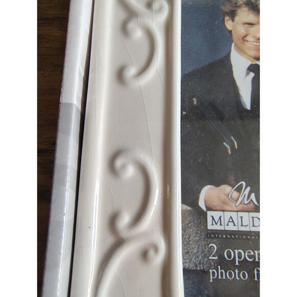 Malden Wedding Anniversary Double Frame Then & Now NIB Never Used - Picture 3 of 8